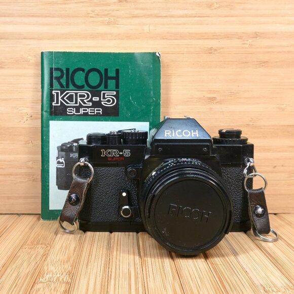 Vintage Ricoh KR-5 Super SLR Camera, Rikenon P 1:2 50mm lens, Made in Japan - Picture 2 of 9